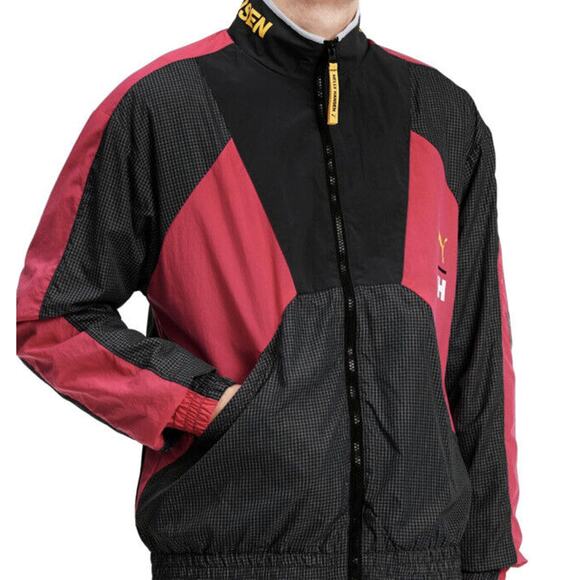 Puma‎ x Helly Hansen Sz M Tailored For Sport Track Jacket Bright Rose 597144 15